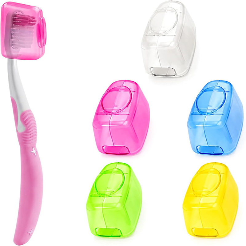 Outdoor Camping Outfit - 5Pcs Portable Toothbrush Head Covers Toothbrush