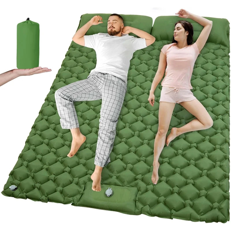 Outdoor Inflatable Camping Tent With Air Pump - Hot Outdoor Camping Double Air Mattress