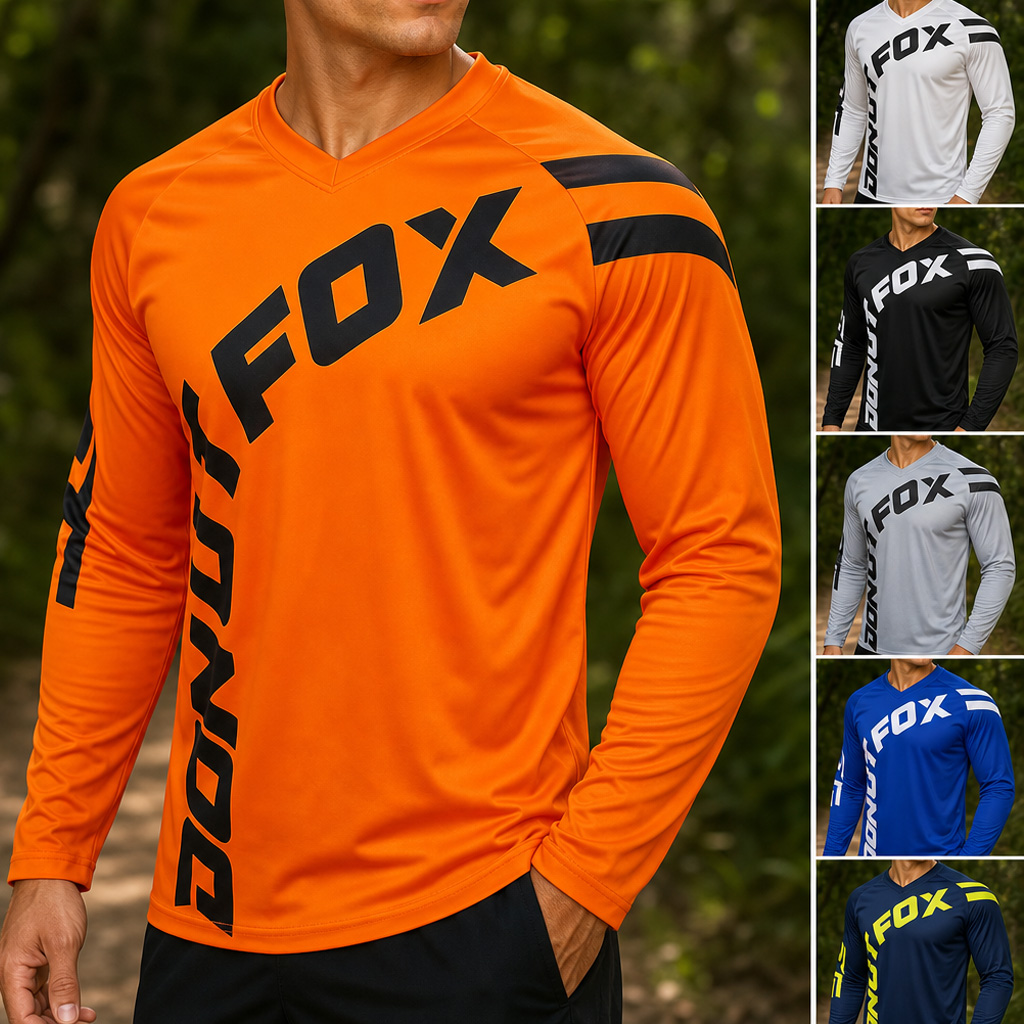 Outdoor Camping Outfit - Adult Male Functional Long Sleeve Cycling