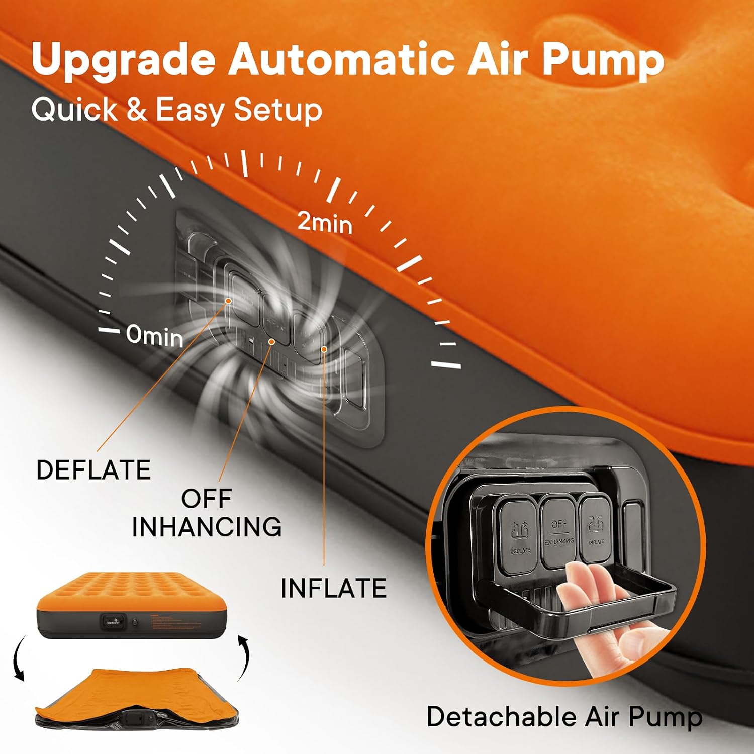 Twin Air Mattress with Built-I - đánh giá và giá Outdoor Inflatable Camping Tent With Air Pump
