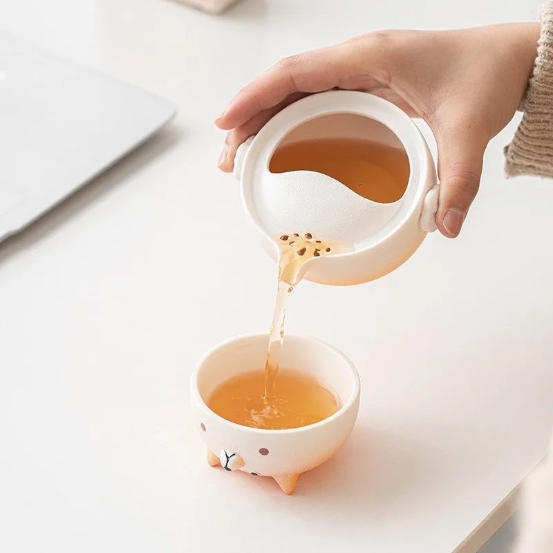 1Set 160ML Cute Travel Tea Set - đánh giá và giá Outdoor Camping Outfit