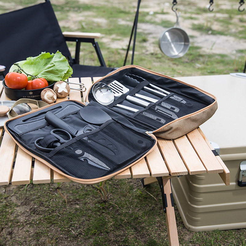 8pcs Camping Kitchen Cookware  - đánh giá và giá Outdoor Camping World