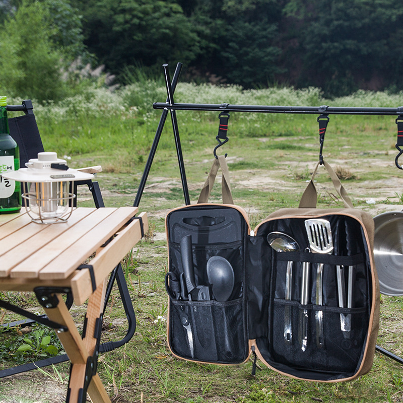 8pcs Camping Kitchen Cookware  - đánh giá và giá Outdoor Camping World