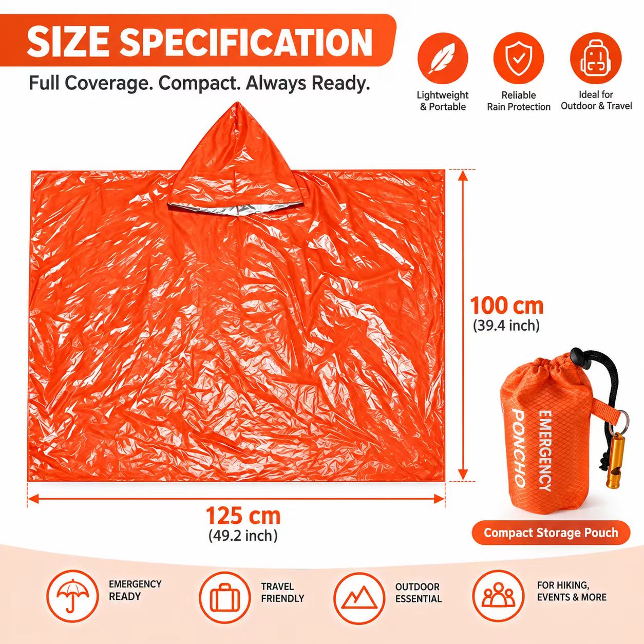 1Pc Lightweight Waterproof Rai - đánh giá và giá Outdoor Camping Gear
