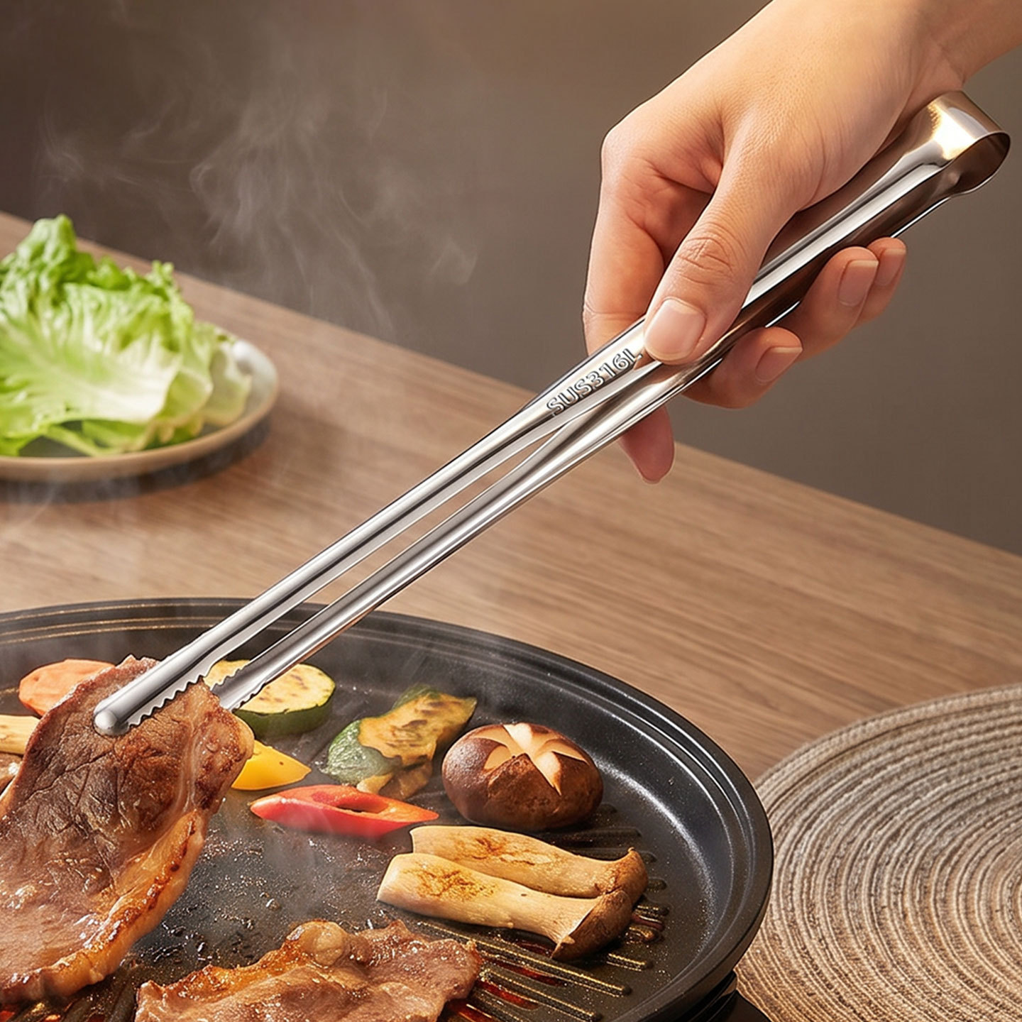 Grill Tongs Meat Culinary Nipp - đánh giá và giá Outdoor Camping World