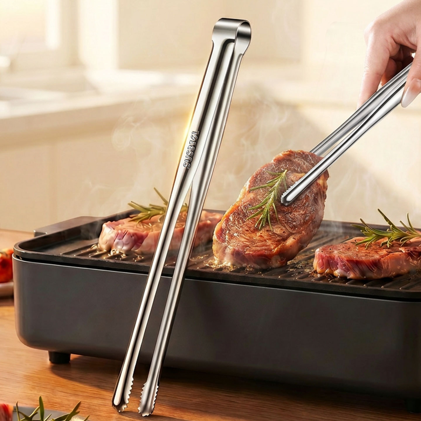 Grill Tongs Meat Culinary Nipp - đánh giá và giá Outdoor Camping World