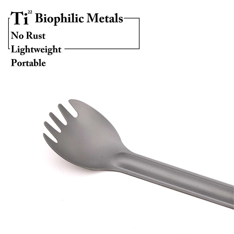 TiTo Titan Spork Thìa Tay Cầm  - đánh giá và giá Outdoor Camping Dining Set
