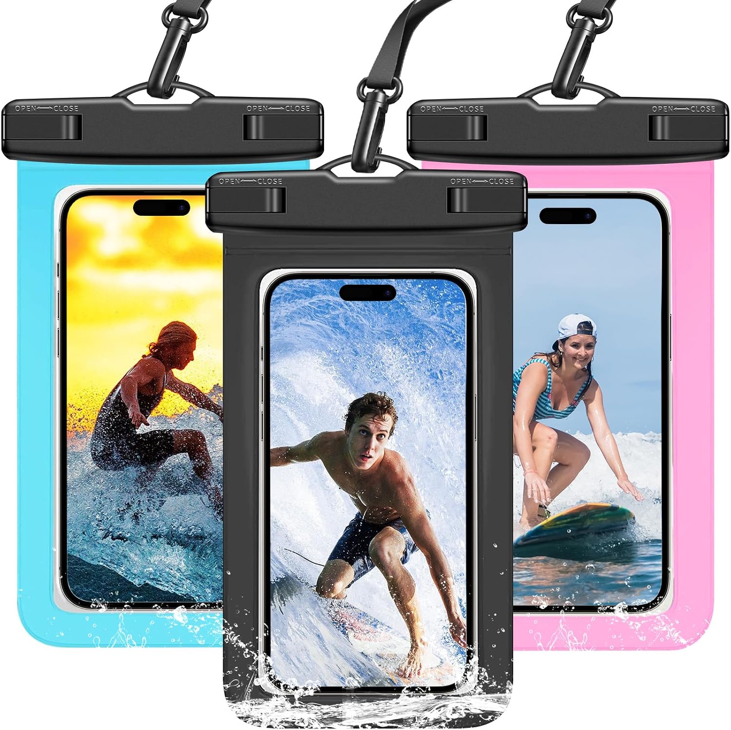 3 Pack Multicolor IPX8 Waterpr - đánh giá và giá Outdoor Camping Bag
