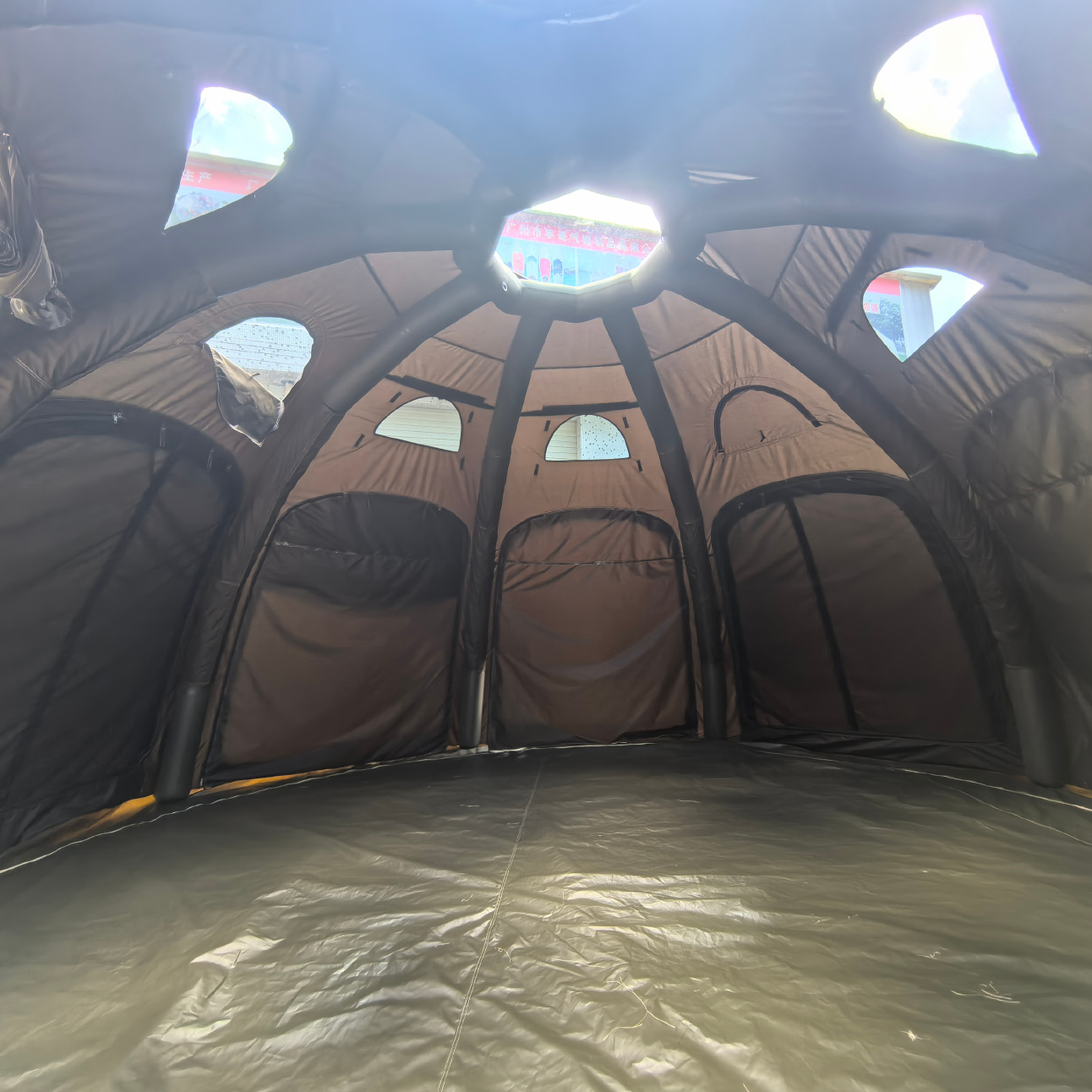 4m 5m Automatic Large Inflatab - đánh giá và giá Outdoor Inflatable Camping Tent With Air Pump