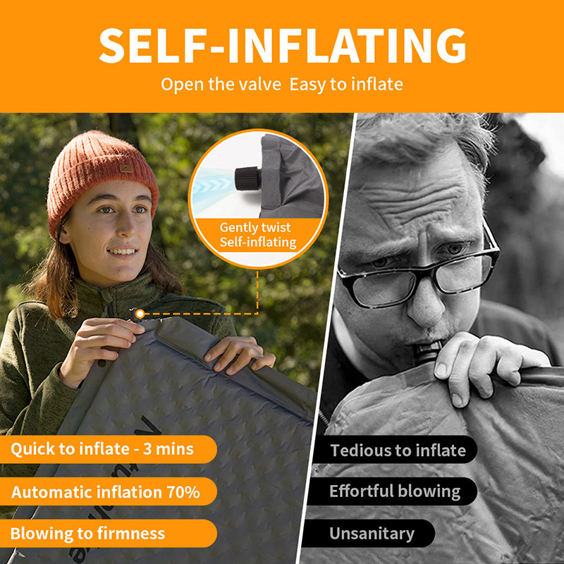 Naturehike D01 Self-inflating  - đánh giá và giá Outdoor Camping Rugs