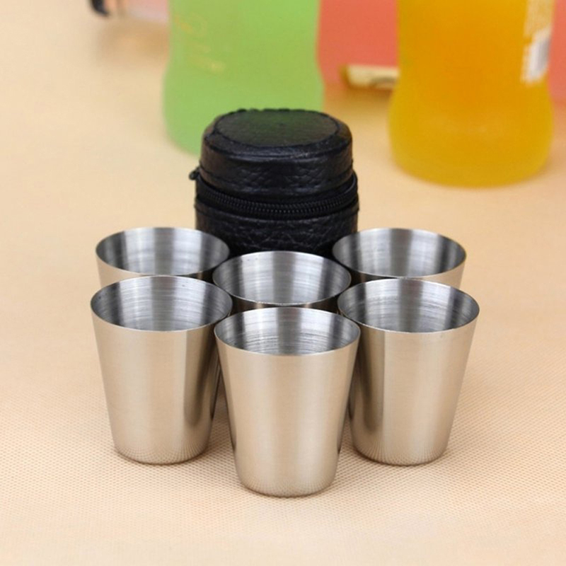 4/6Pcs Stainless Steel Cups Mi - đánh giá và giá Outdoor Camping Outfit