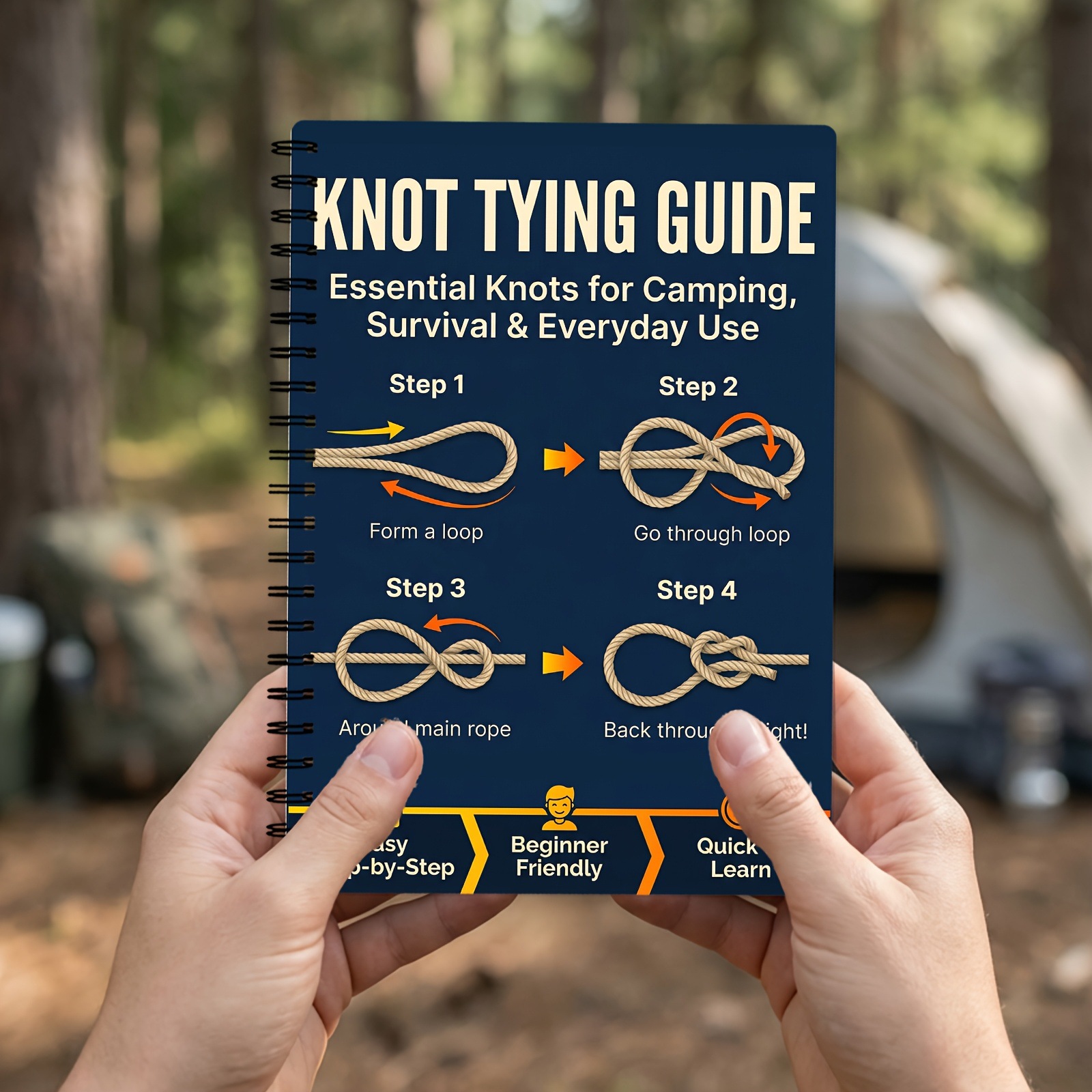 Outdoor Survival Knots StepbyS - đánh giá và giá Outdoor Camping Essentials