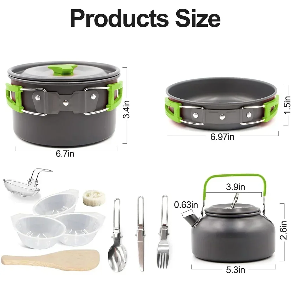 Camping Cooking Set Portable L - đánh giá và giá Outdoor Camping World