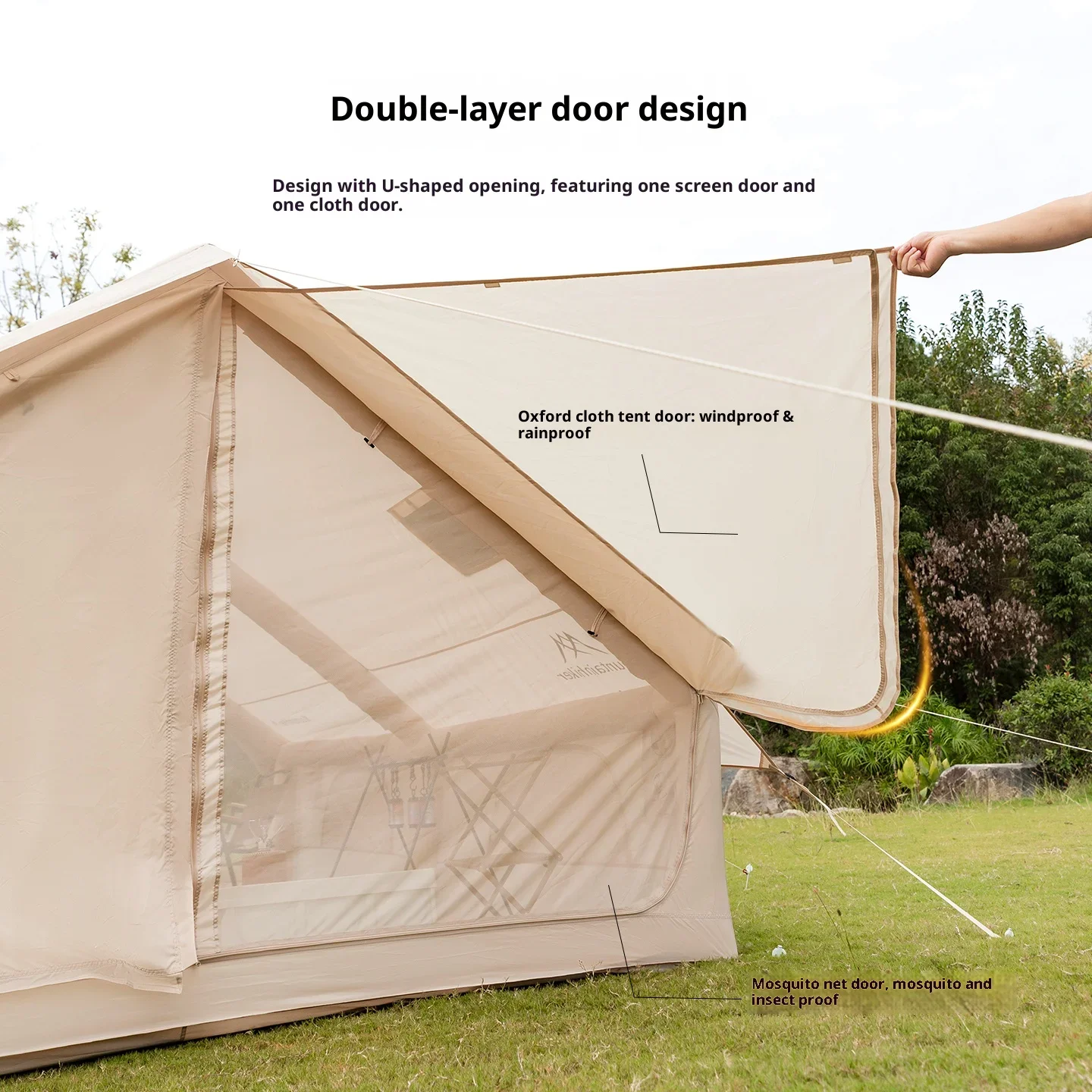 Mountainhiker Outdoor Camping  - đánh giá và giá Outdoor Inflatable Camping Tent With Air Pump