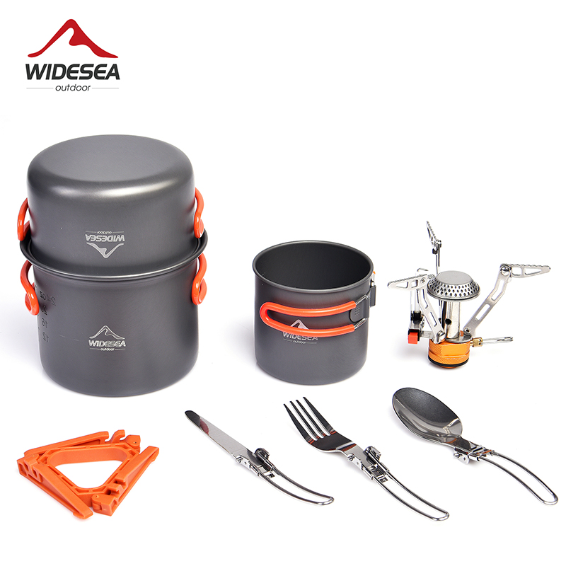 Widesea Camping Cookware Set O - đánh giá và giá Outdoor Camping Dining Set