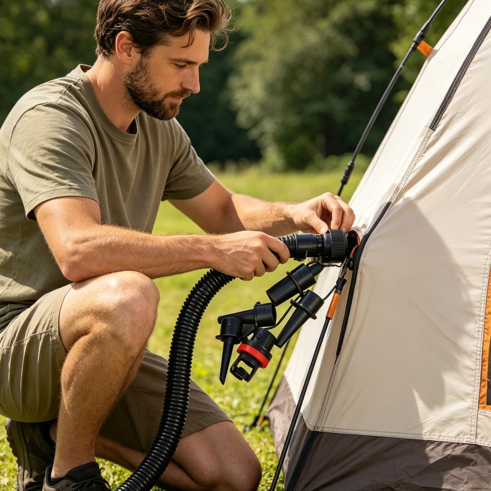 Paddle Board Air Pump Hose Lon - đánh giá và giá Outdoor Inflatable Camping Tent With Air Pump