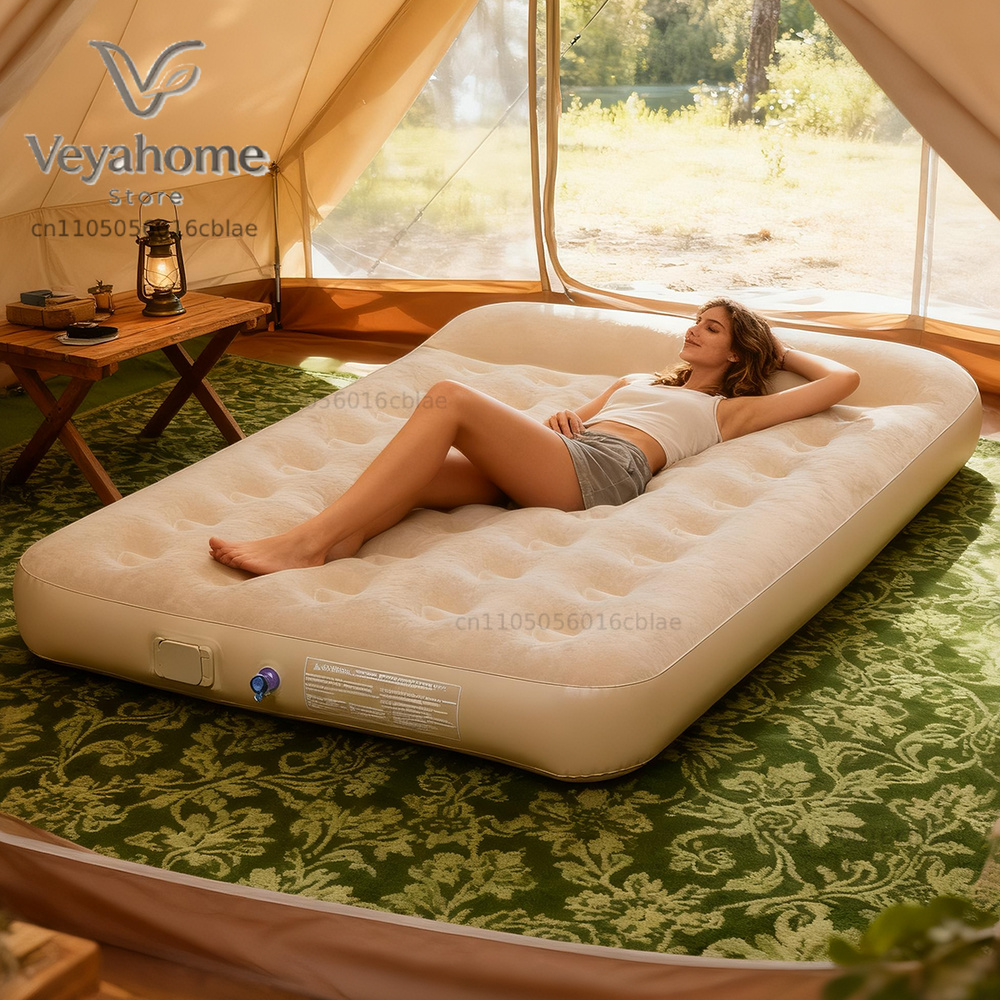 New Air Mattress Built-in Pump - đánh giá và giá Outdoor Inflatable Camping Tent With Air Pump