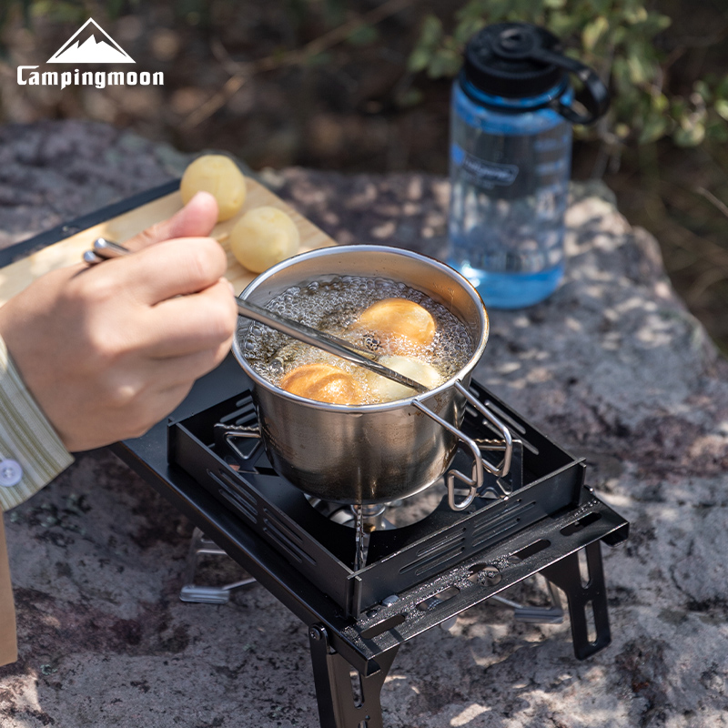 CAMPINGMOON 600ml Stainless St - đánh giá và giá Outdoor Camping Dining Set