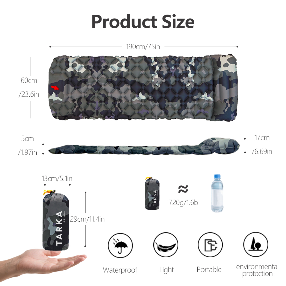 TARKA 1pcs Camping Inflatable  - đánh giá và giá Outdoor Inflatable Camping Tent With Air Pump