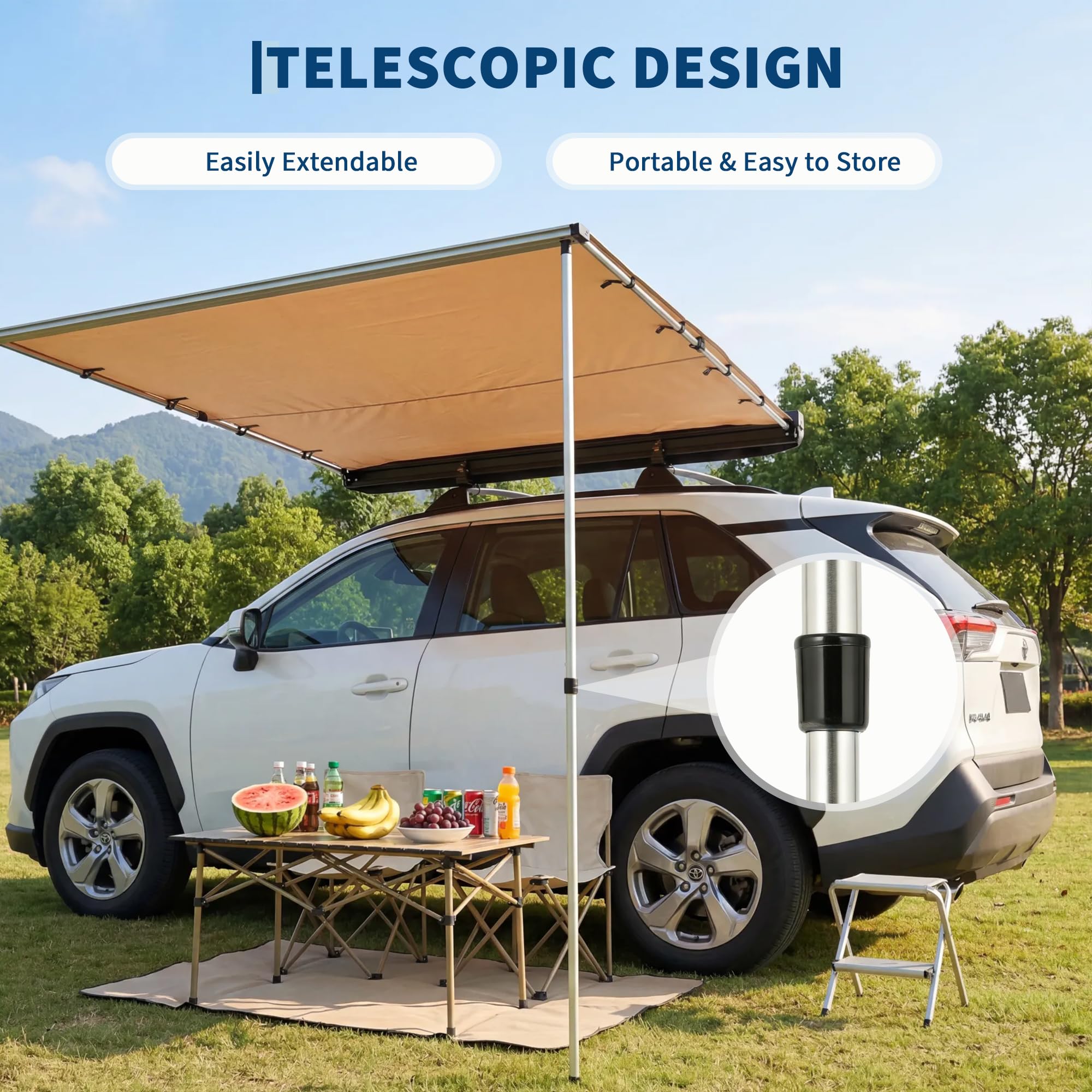 SUV Truck Van Roof Rack Awning - đánh giá và giá Outdoor Camping Bag