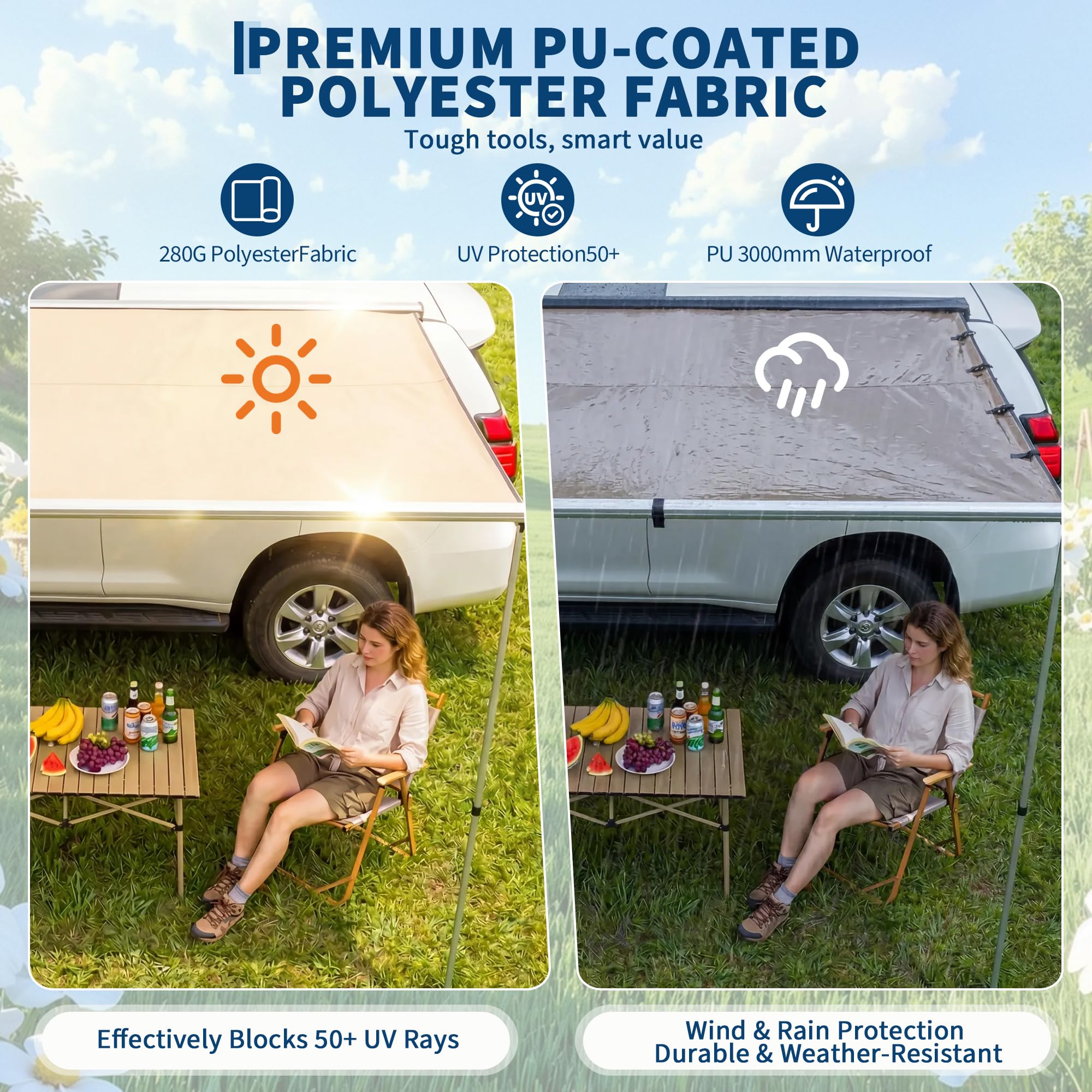 SUV Truck Van Roof Rack Awning - đánh giá và giá Outdoor Camping Bag